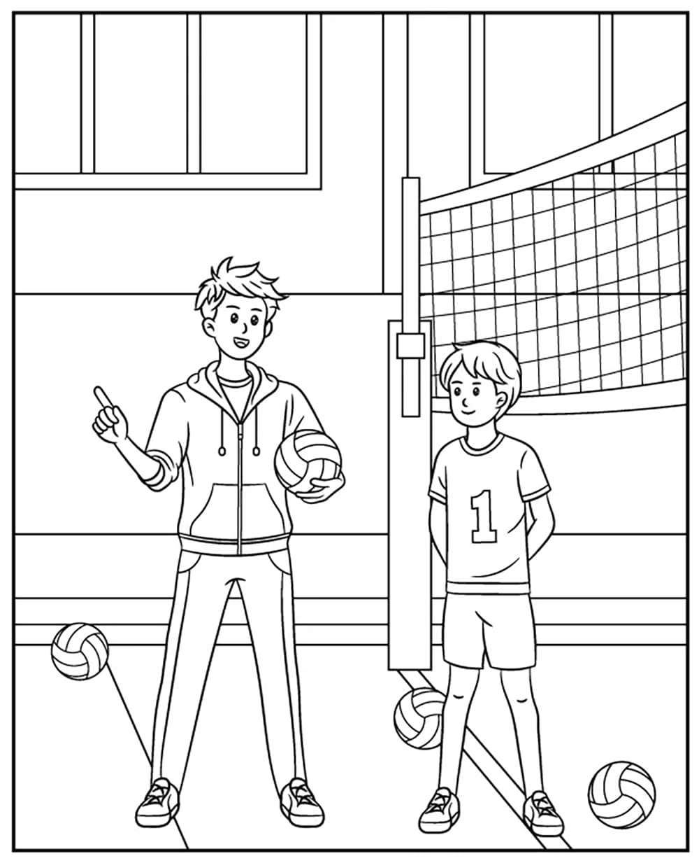 Tô Màu Bóng Chuyền