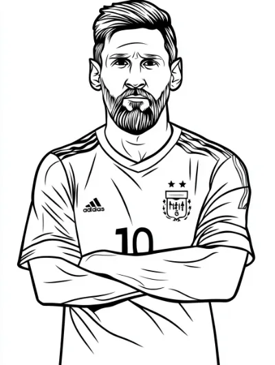 Messi Đứng Khoanh Tay