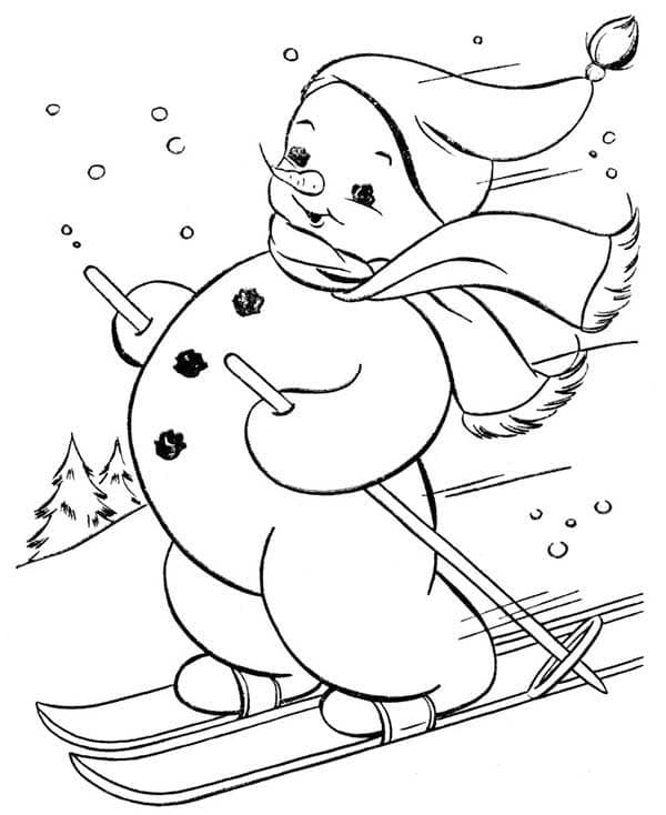 Người Tuyết Trượt Tuyết