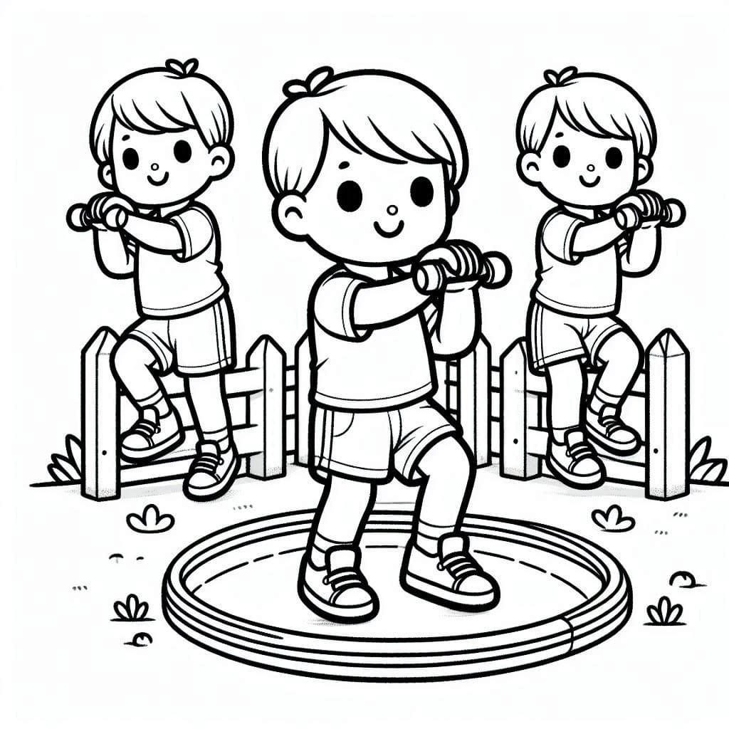 Những Cậu Bé Tập Thể Dục