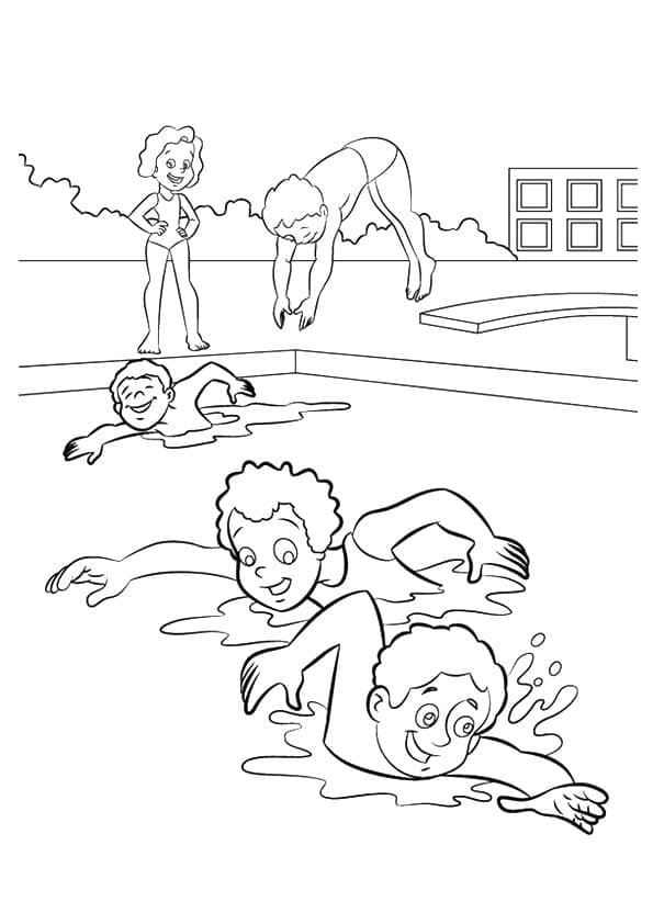 Những Đứa Trẻ Bơi Lội