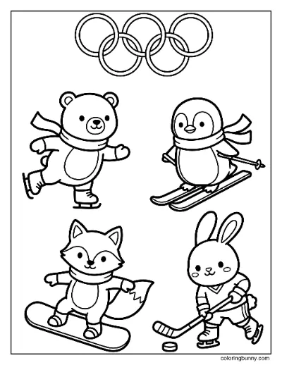 Trang Tô Màu Thế Vận Hội Mùa Đông