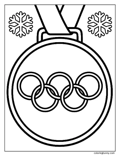 Trang Tô Màu Huy Chương Thế Vận Hội Mùa Đông