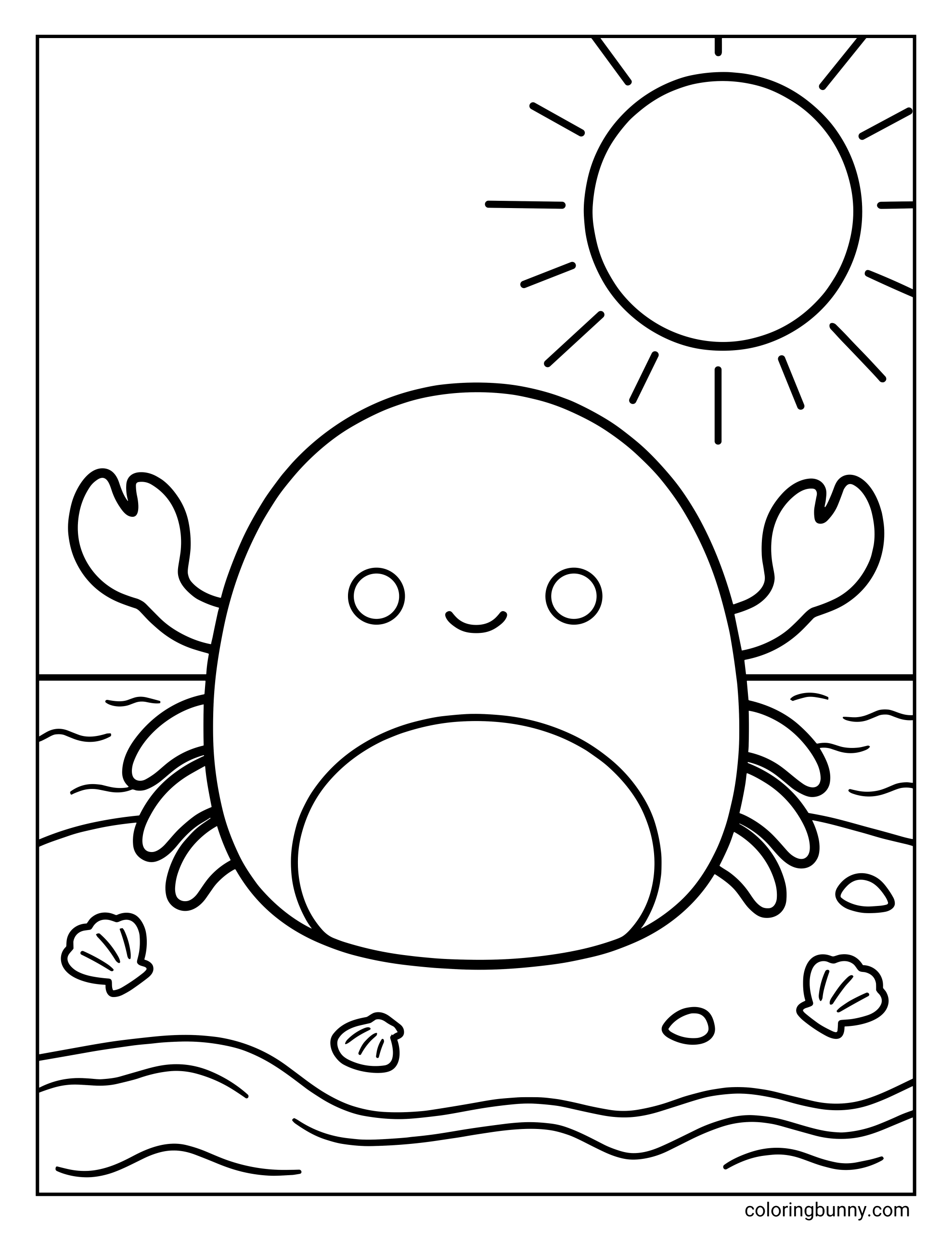 Trang Tô Màu Isler Cua Squishmallow