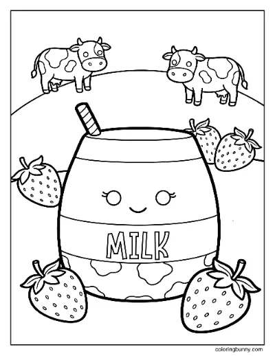 Tranh Tô Màu Carlota Sữa Dâu Squishmallow