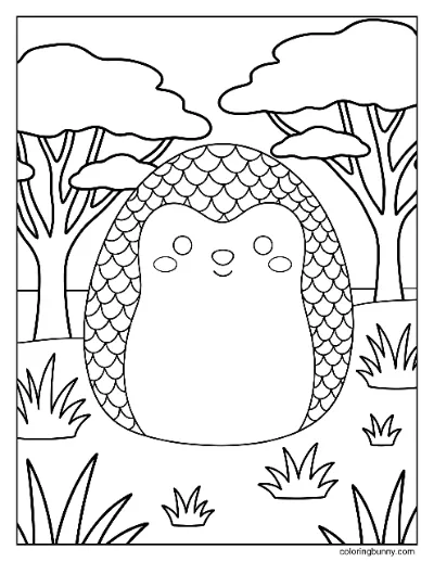 Trang Tô Màu Dorinda Tê Tê Squishmallow