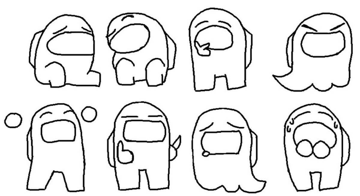 Among Us biểu cảm