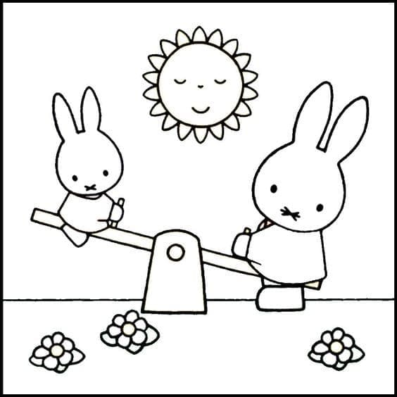 Thỏ Chơi Bập Bênh