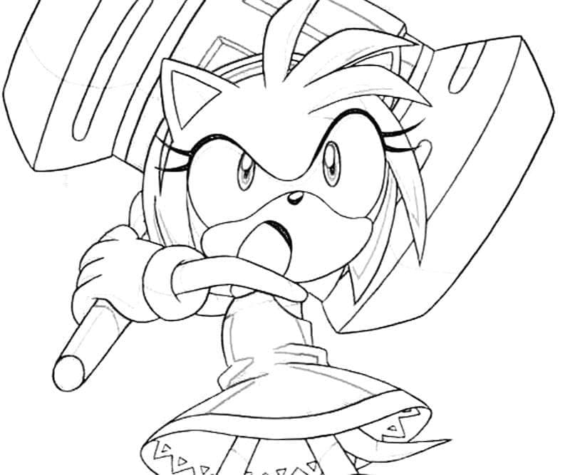 Amy Rose Giận Dữ
