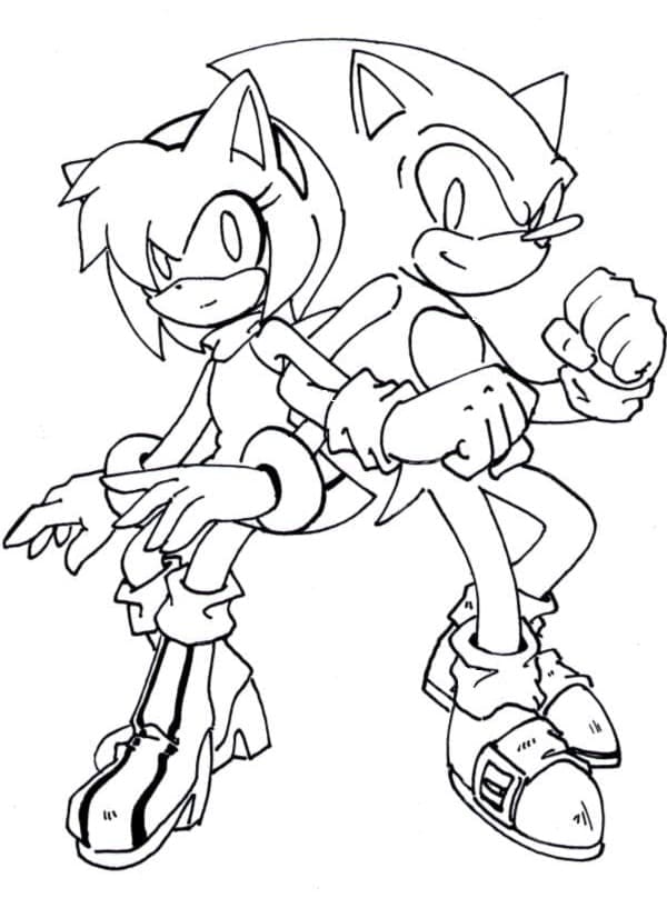Amy Rose Với Sonic