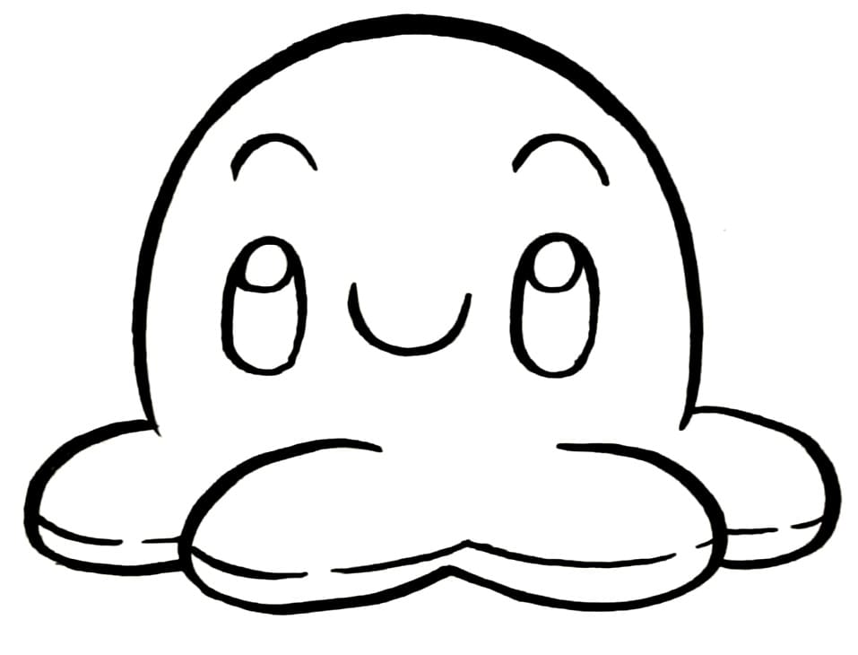 Bạch Tuộc Cảm Xúc Mặt Vui