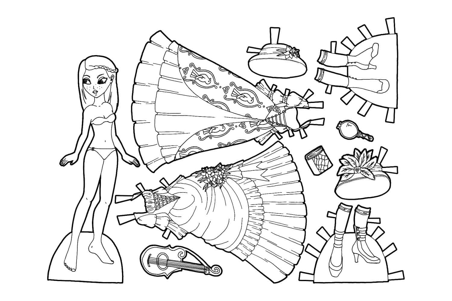 Bộ Sưu Tập Búp Bê Giấy