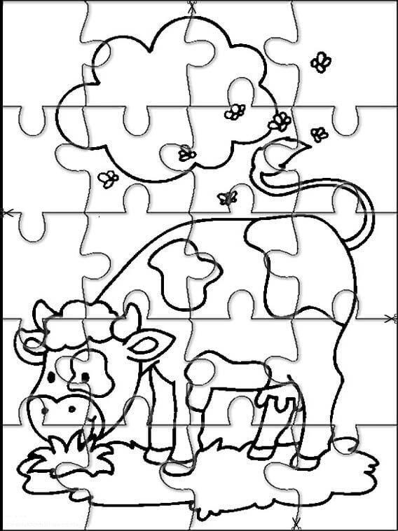 Bộ Xếp Hình Con Bò