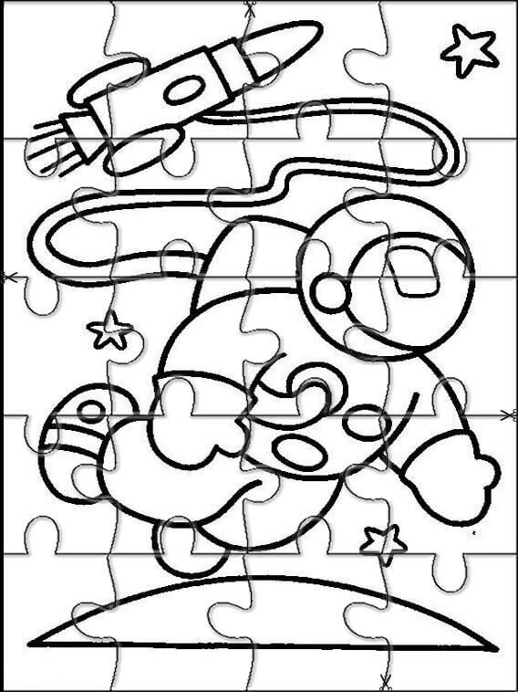 Bộ Xếp Hình Phi Hành Gia