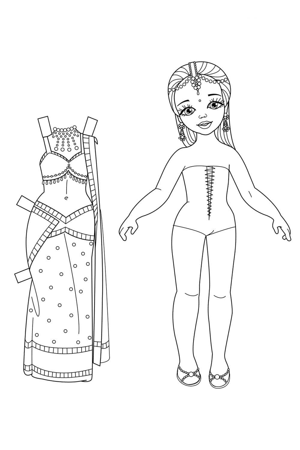 Búp Bê Giấy Đáng Yêu