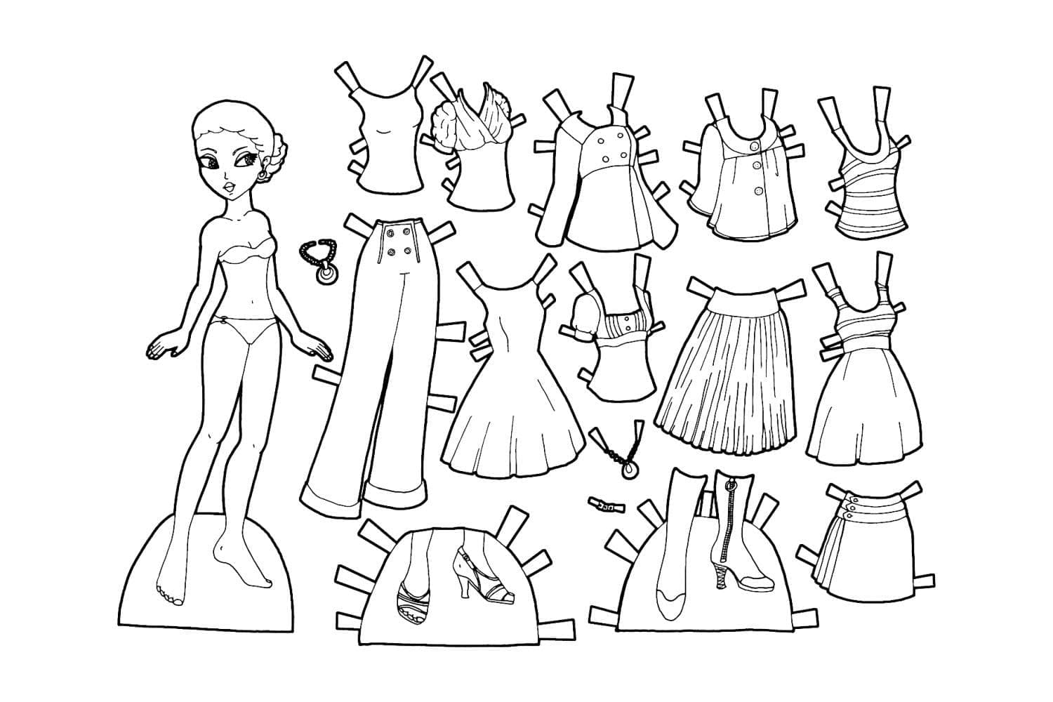 Búp Bê Giấy Xinh Xắn