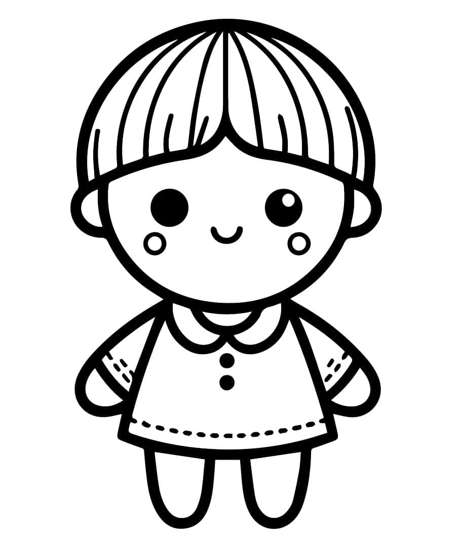 Búp Bê Nhỏ Đơn Giản