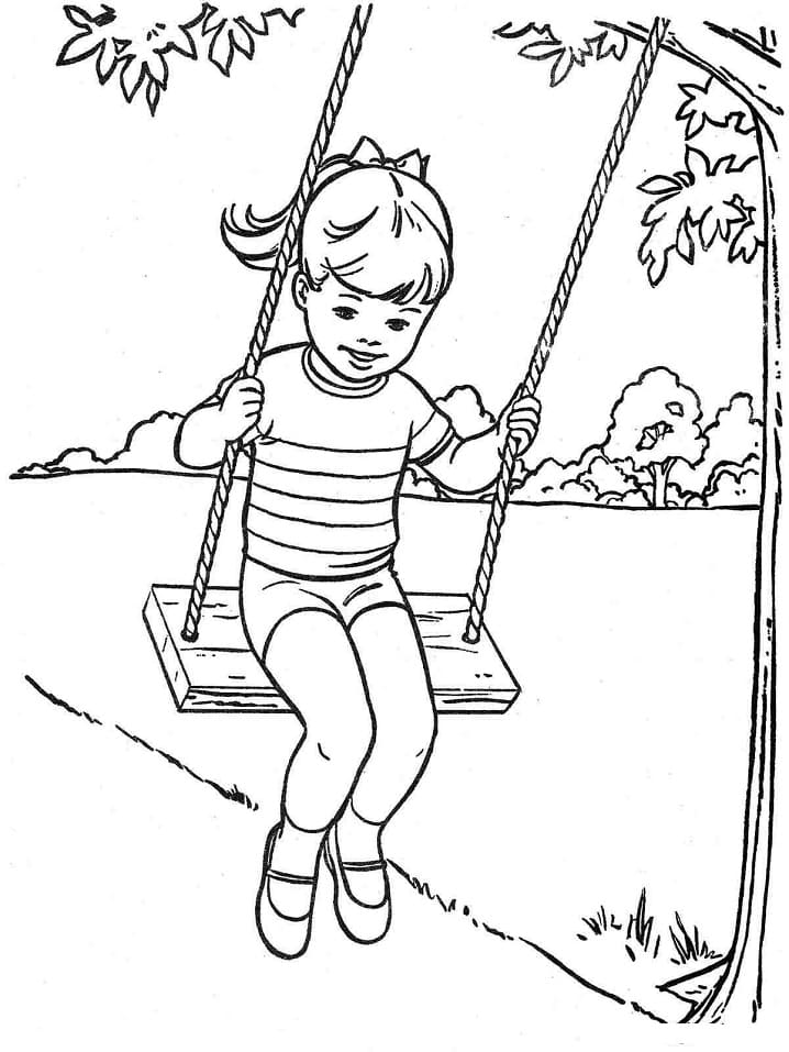 Cô Bé Trên Chiếc Xích Đu