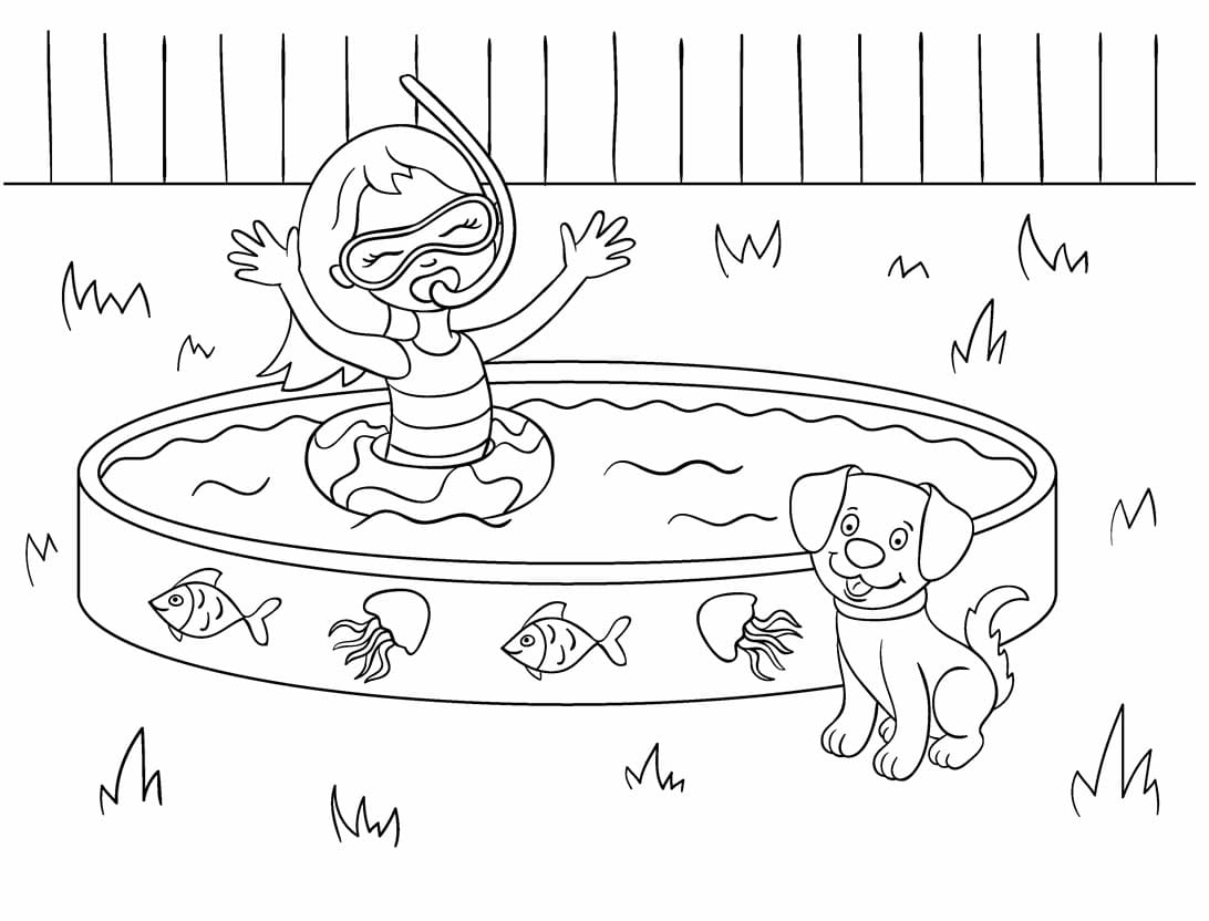 Cô Bé Trong Bể Bơi