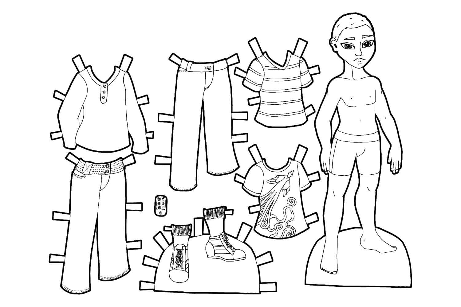 Đồ Chơi Búp Bê Giấy