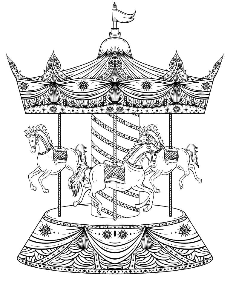 Đu Quay Ngựa Ngộ Nghĩnh