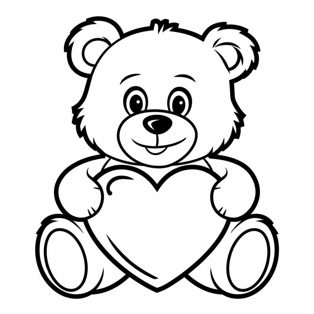 Gấu Bông Ôm Trái Tim