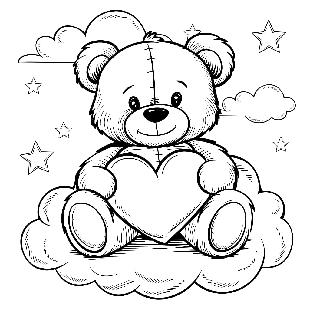 Gấu Bông Trên Mây