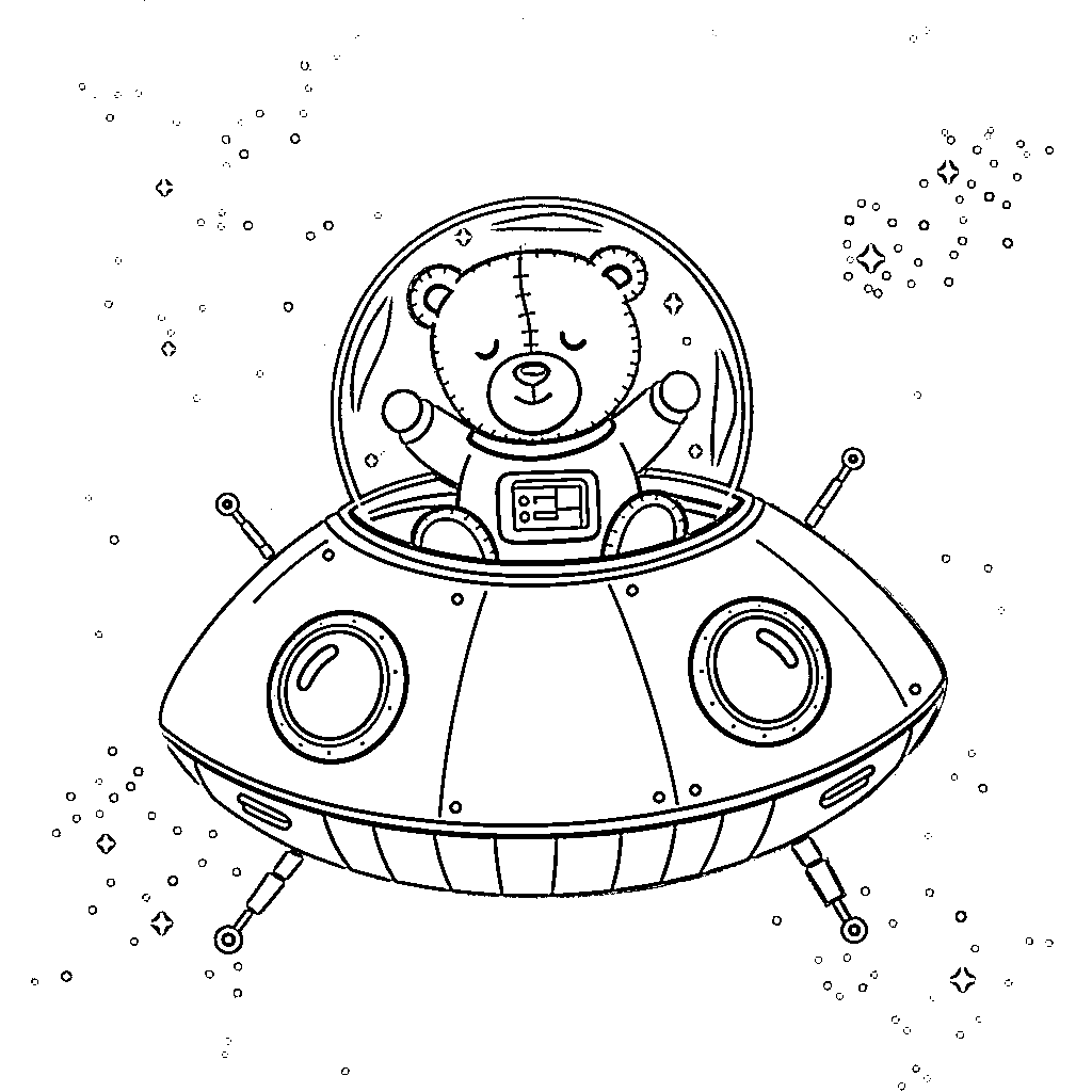 Gấu Bông Trong Phi Thuyền