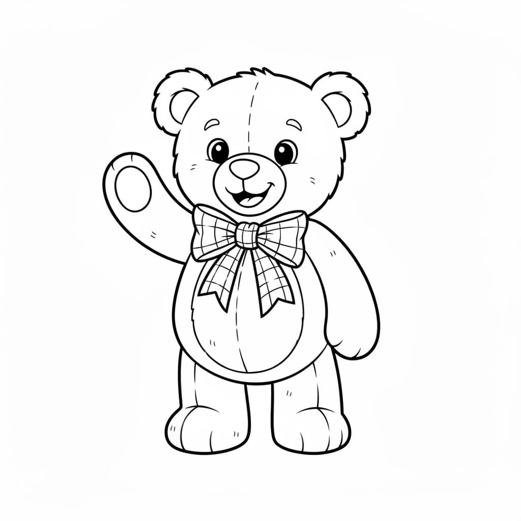 Gấu Teddy Vẫy Tay Chào