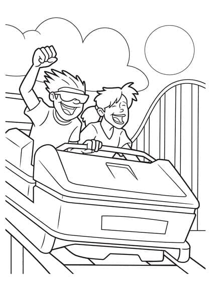 Hai Cậu Bé Trên Tàu Lượn Siêu Tốc