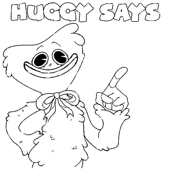 Huggy Wuggy Cười Vui Vẻ