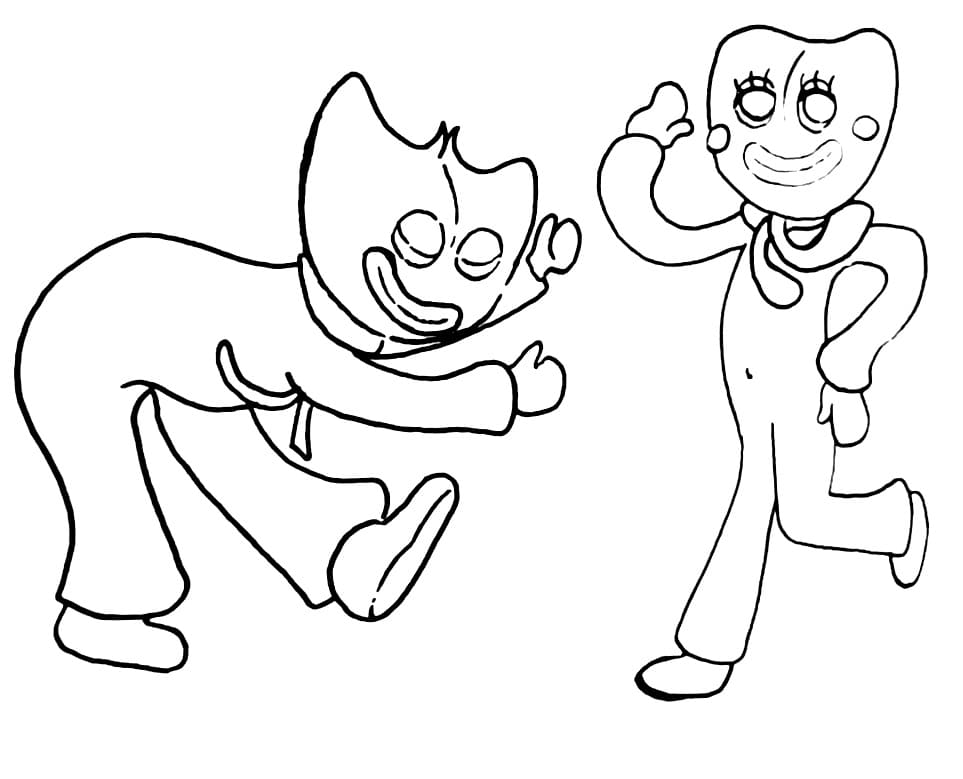 Tô Màu Huggy Wuggy