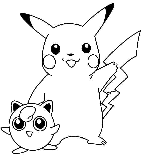 Jigglypuff và Pikachu