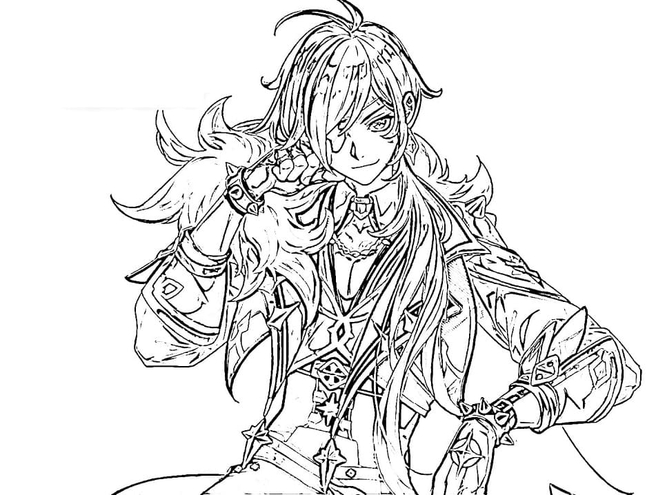 Kaeya Trong Genshin Impact