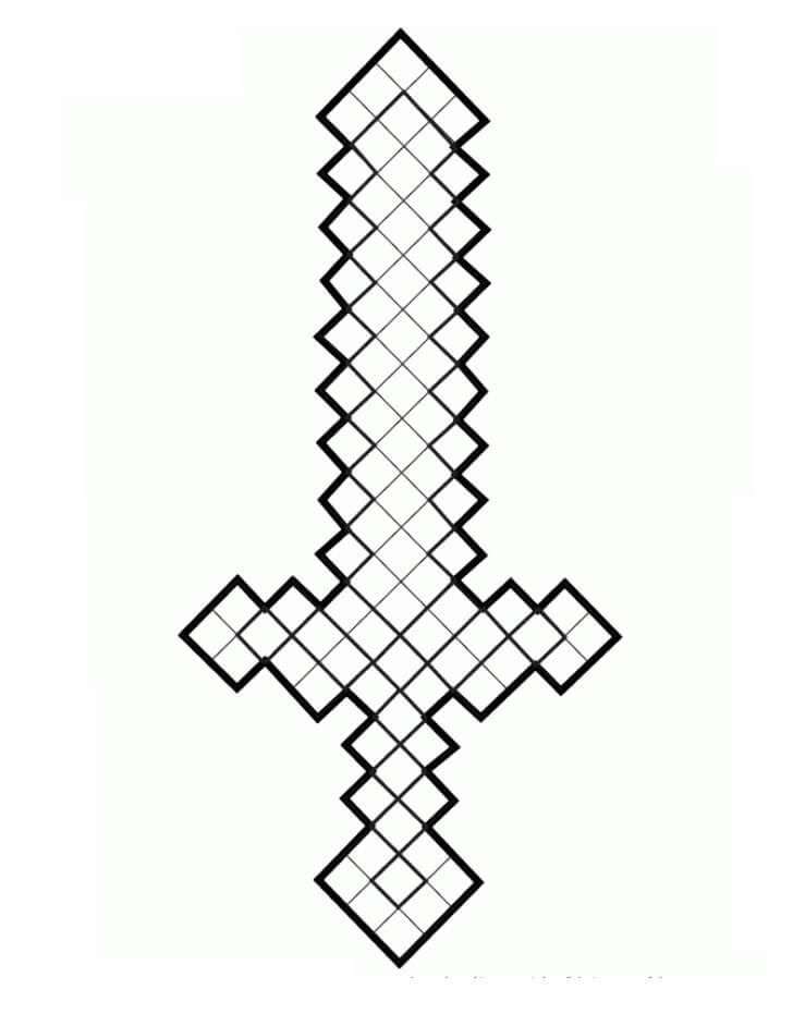 Kiếm Kim Cương Trong Minecraft