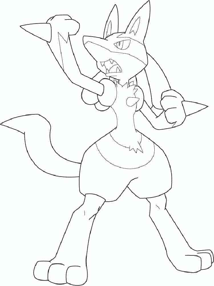 Lucario Giận Dữ