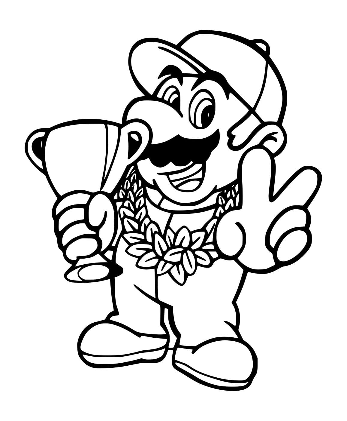 Mario Được Một Chiếc Cúp