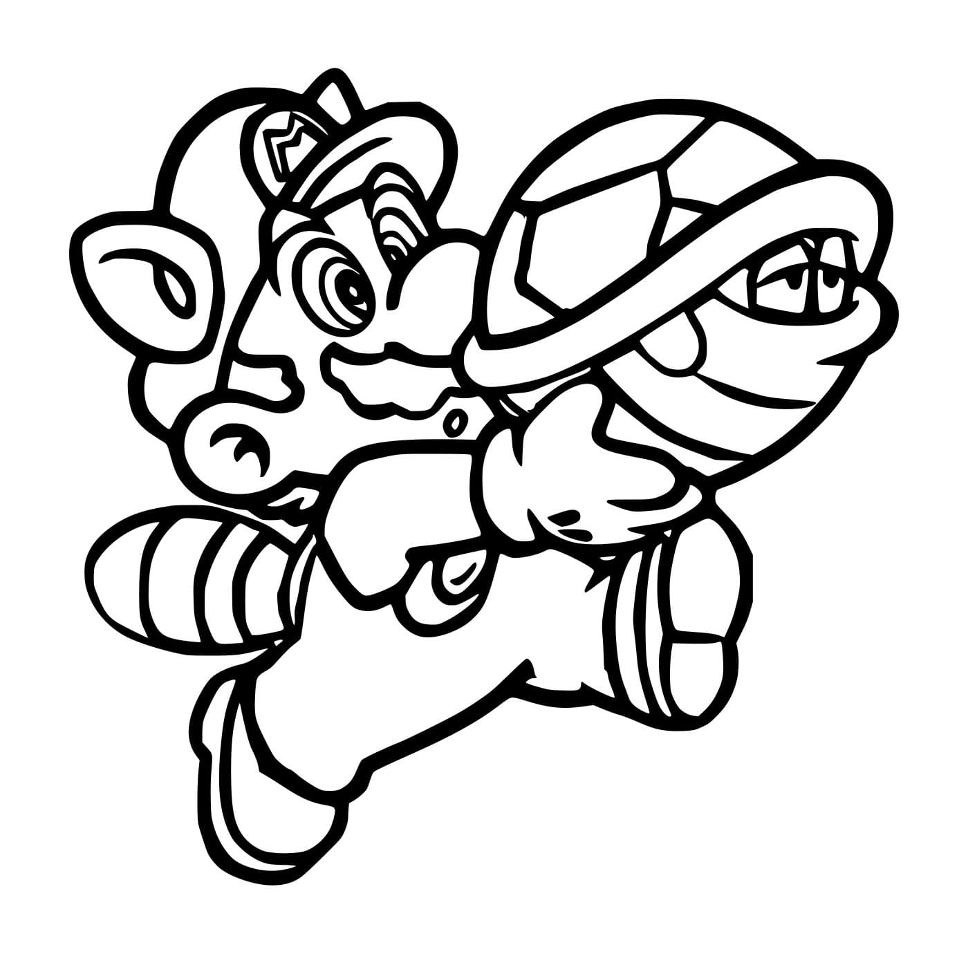 Mario Ôm Một Con Rùa