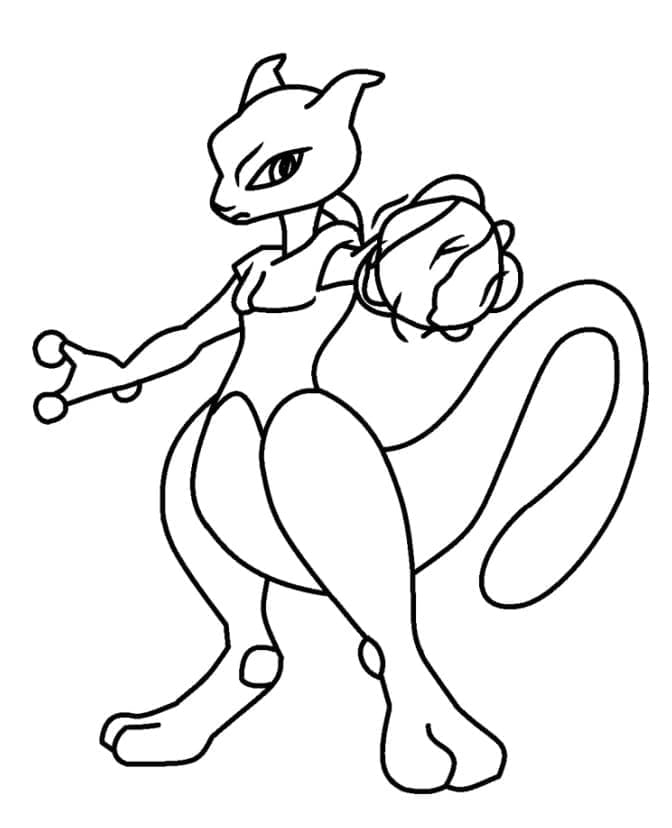Mewtwo Pokemon Mạnh Mẽ