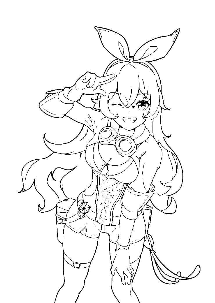 Nhân Vật Amber Genshin Impact