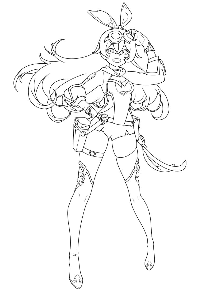 Nhân Vật Amber Trong Genshin Impact