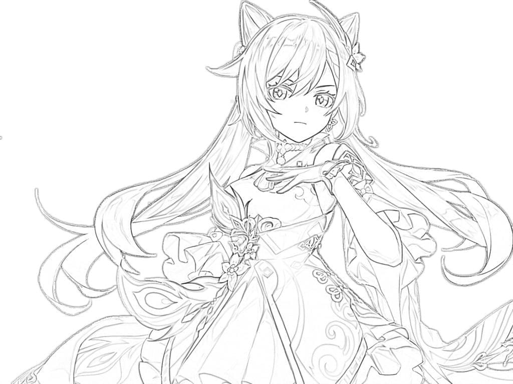 Nhân Vật Keqing Trong Genshin Impact