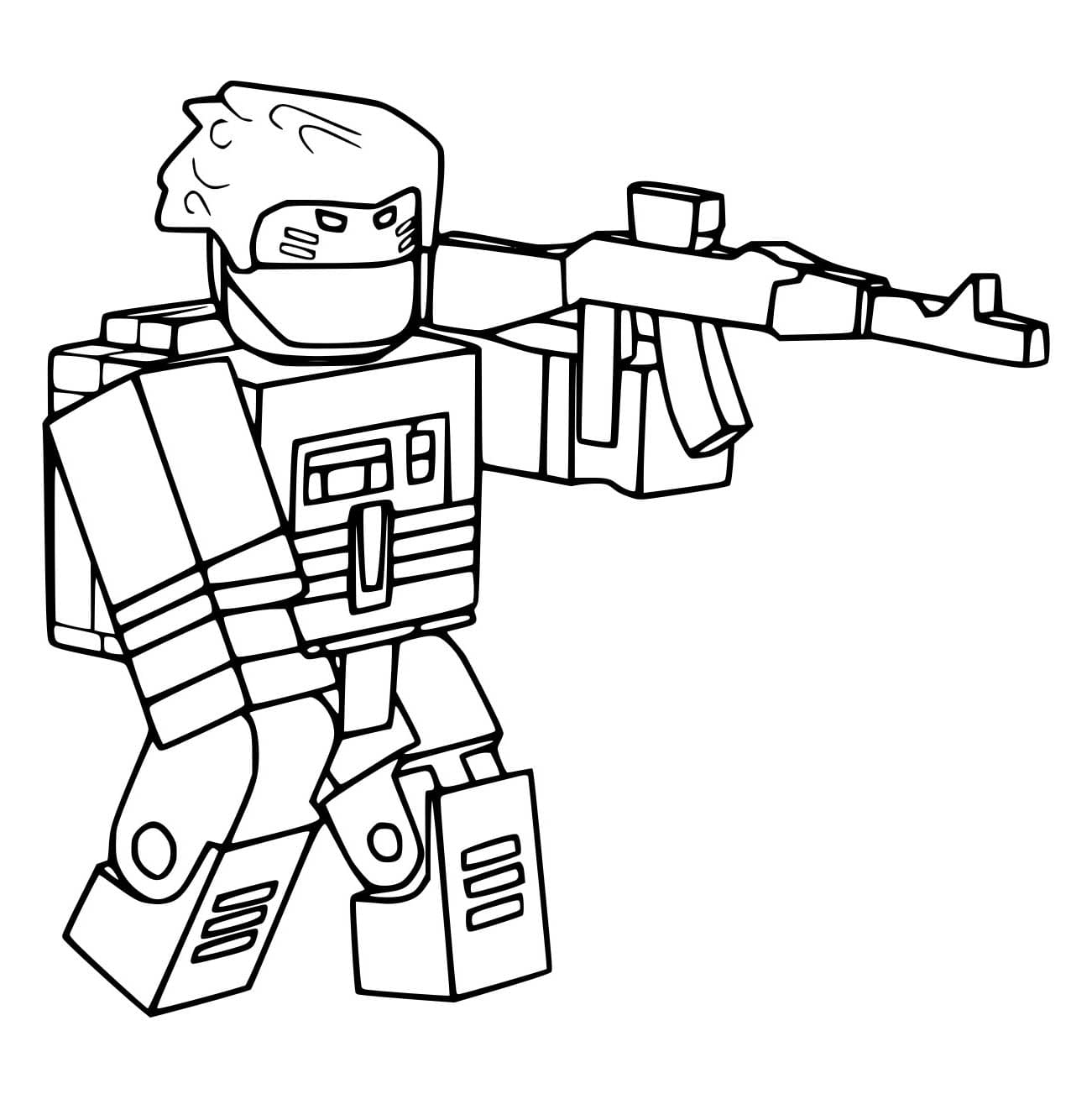 Nhân Vật Roblox Cầm Súng