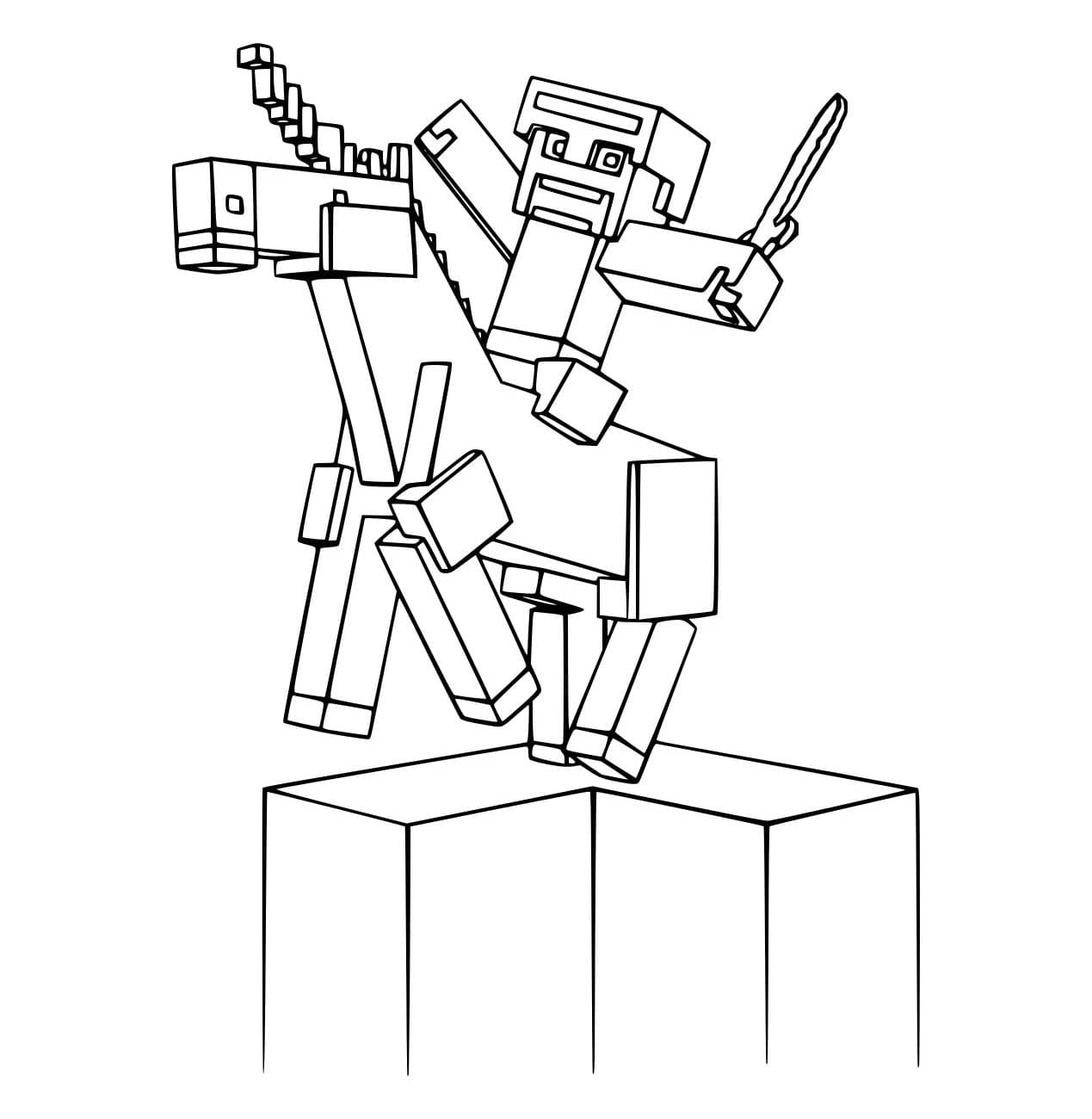 Nhân Vật Roblox Cưỡi Ngựa