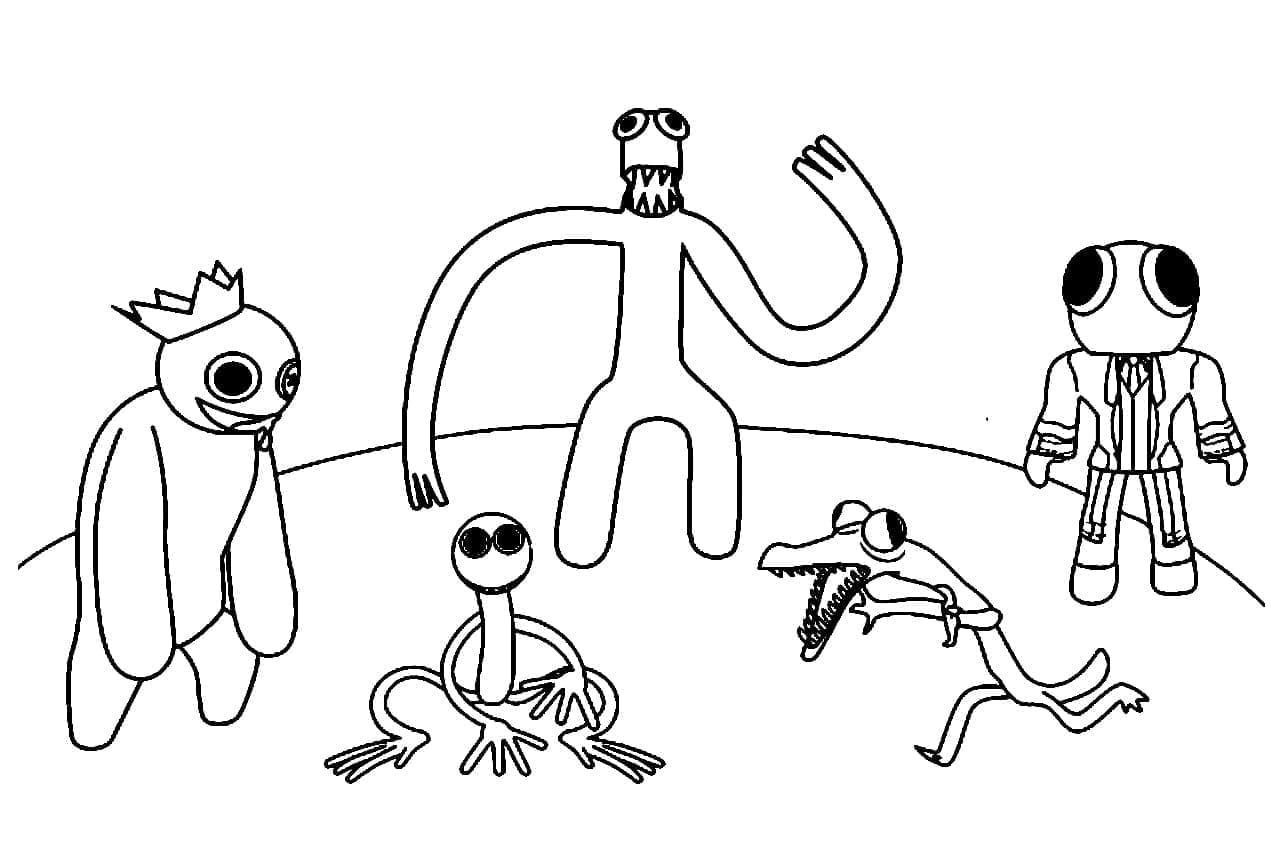 Nhân Vật Trong Rainbow Friends