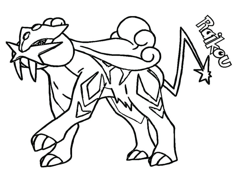 Pokemon Huyền Thoại Raikou