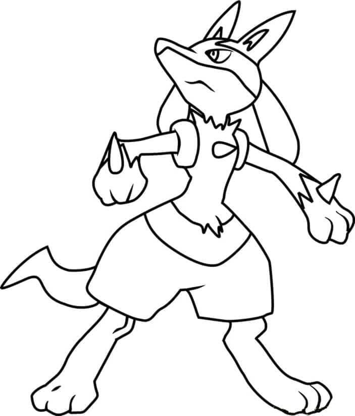Pokemon Lucario Ngầu