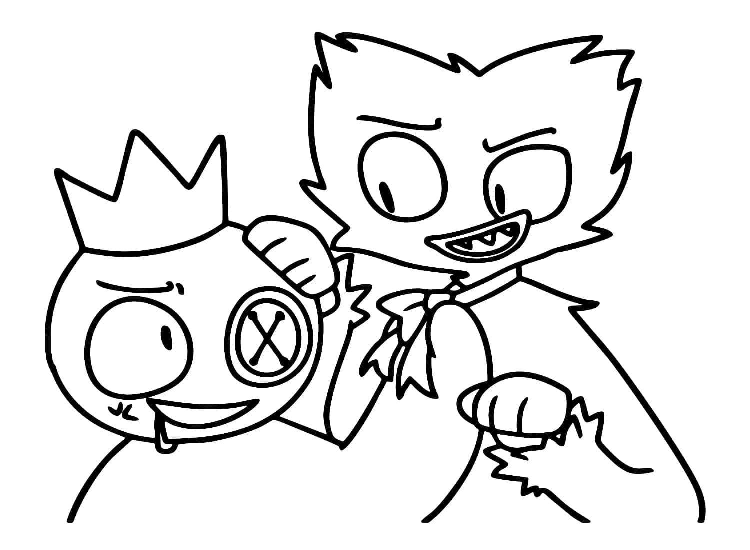 Rainbow Friends Huggy Wuggy