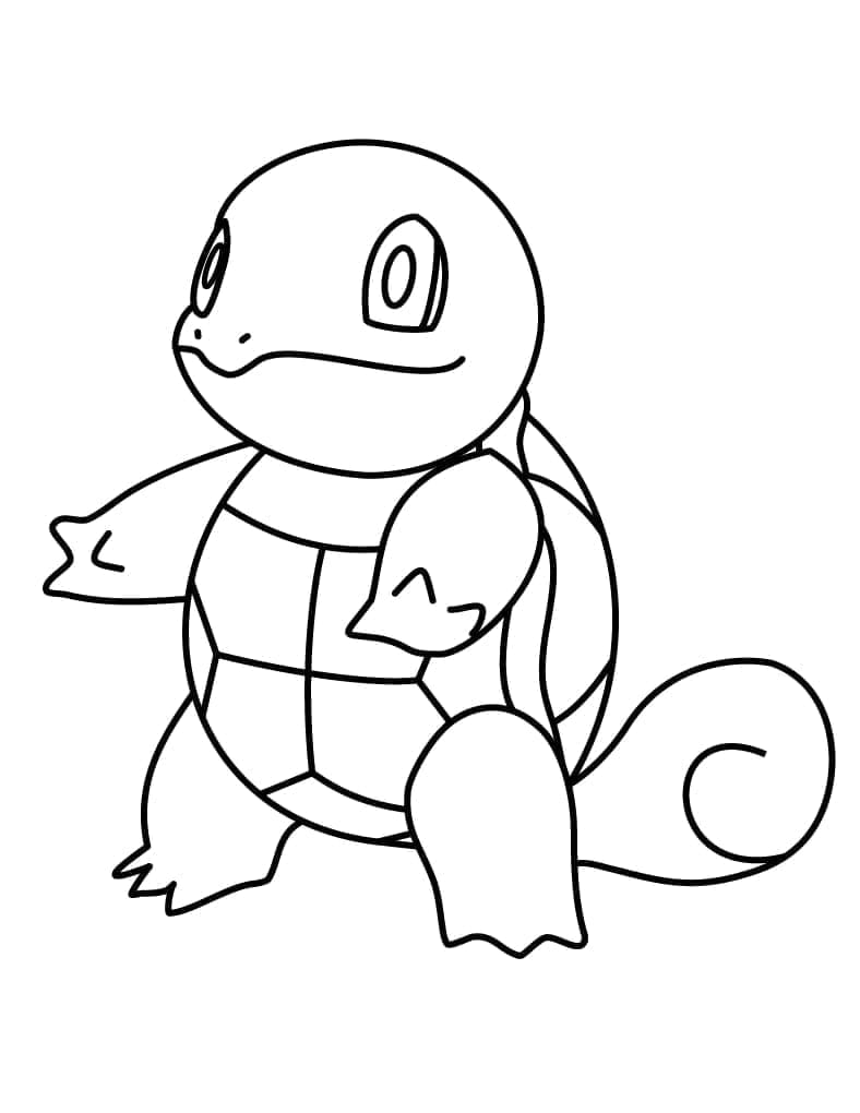 Squirtle Pokemon Vui Vẻ