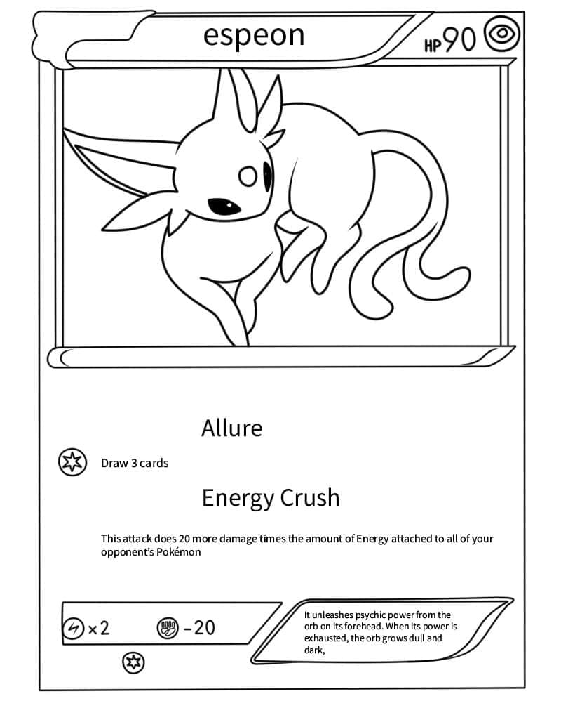 Thẻ Pokemon Espeon
